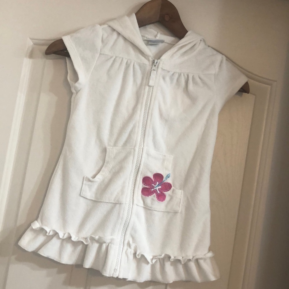Greendog Girls Hooded Swim Coverup Size XS